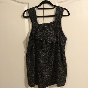Massimo Black/Gray Print Camisole- XXL